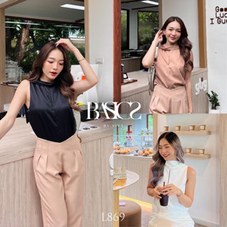 #ส่งต่อ basicsbysita เสื้อแขนกุดสีดำ free size