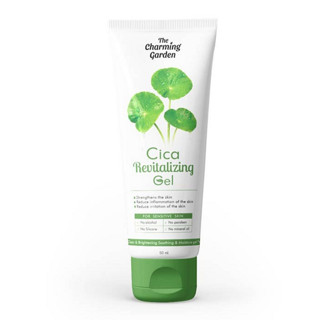 Cica Revitalizing Gel เจลกู้ผิวใบบัวบก 50 g. The charming garden