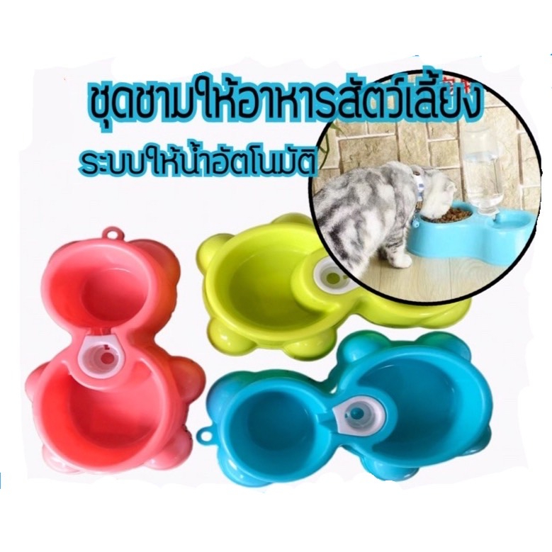 สัตว์เลี้ยงชามแมวและสุนัข เติมน้ำอัตโนมัติโถคู่ ราคาถูกและคุณภาพดี H459(252)115 - รูปที่ 2