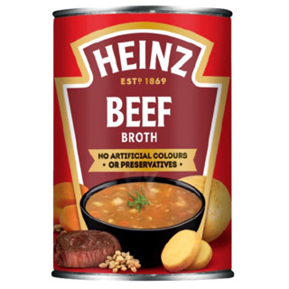 Heinz beef broth soup 400g. ไฮนซ์ ซุปเนื้อ นำเข้า กระป๋อง