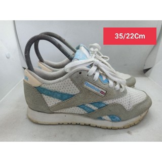 Reebok Size 35 ยาว 22 รองเท้ามือสอง ผู้หญิง ผู้ชาย ผ้าใบ แฟชั่น ทำงาน ลำลอง เดิน  เที่ยว วิ่ง ออกกำลังกาย