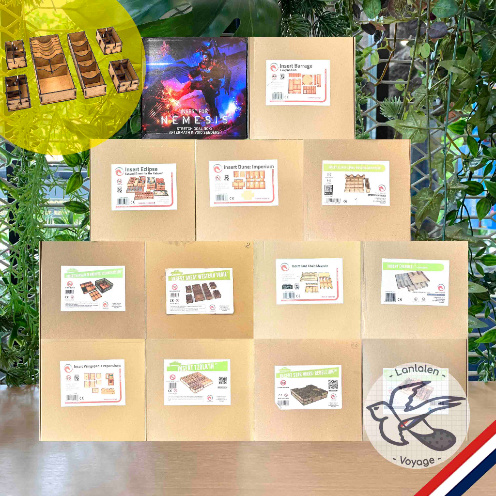 Insert / Organizer อุปกรณ์ช่วยจัดระเบียบบอร์ดเกม - Nemesis/Barrage/Mansion of Madness/Dune [Accessor