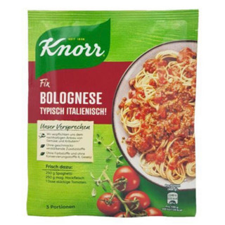 Knorr fix spaghetti bolognese 42g. คนอร์ ซอสสำหรับราดหน้าสปาเก็ตตี้โบลองนีส นำเข้าจากเยอรมัน🇩🇪 ของแท้ พร้อมส่ง