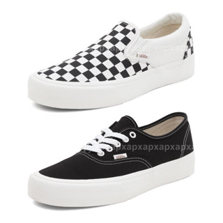 Vans รองเท้าผ้าใบ Authentic VR3 / Slip-On Checkerboard VR3 | Black/Marshmallow (2รุ่น)