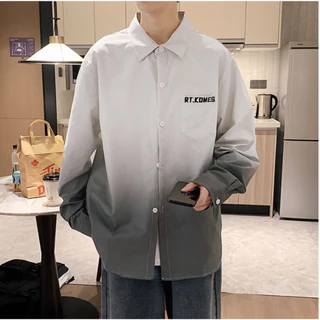 🎉เสื้อเชิ้ตไล่ระดับสีแฟชั่นใหม่👉🏻ล้ำสุดกับดีไซน์ไล่ระดับสีสุดอินเทร์น ไม่เหมือนใคร มี 3 สีให้เลือก