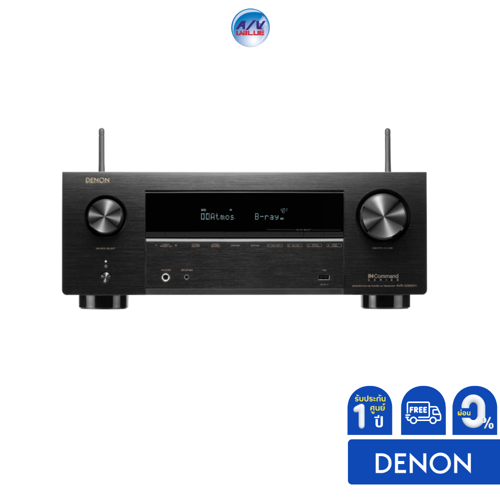 DENON AVR-X2800H 7.2 Ch. 8K AV Receiver