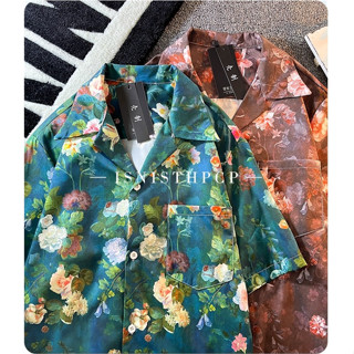 🎉เสื้อเชิ้ตลายใหม่🌺ต้อนรับสงกานต์กับเสื้อเชิ้ตลายดอกไม้สุดฮิตมาพร้อมกัน2สีสุดฮอตไม่ว่าสีใหนก็ปังไม่ไหวแค่พี่สั่งพร้อมส่ง