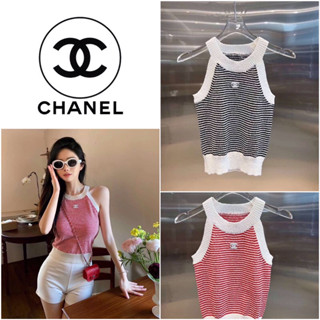 เสื้อไหมพรม CHANEL ลายขวาง