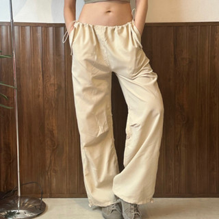 [MELT Selected] Cargo Drawstring Pants กางเกงคาร์โก้รูดเอว