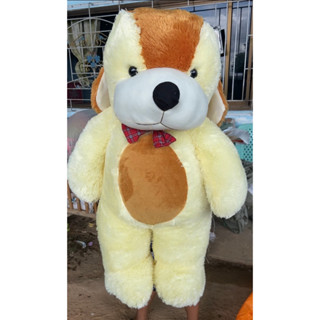 หมายืนขนปุย น้องหมาหูตก ขนาด 110 cm. สินค้าพร้อมส่ง มี 2 สี