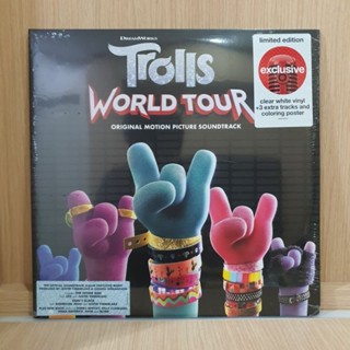 *รับโค้ดเงินคืน* แผ่นเสียง Trolls: World Tour OST 2LP Vinyl แผ่นสี Clear White