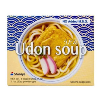 Shimaya udon soup 60g. x8ซอง ชิมายะ อุด้ง ซุป ไม่ใส่ผงชูรส นำเข้าจากญี่ปุ่น🇯🇵