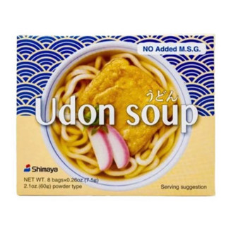 Shimaya udon soup 60g. x8ซอง ชิมายะ อุด้ง ซุป ไม่ใส่ผงชูรส นำเข้าจากญี่ปุ่น🇯🇵