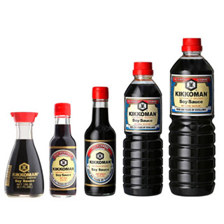 Kikkoman soy sauce 3ขนาด คิคโคแมน ซอยซอส ซอสถั่วเหลืองนำเข้าจากสิงคโปร์🇸🇬