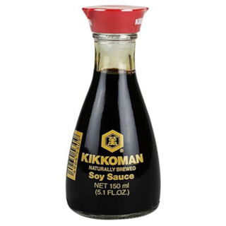 แท้100% Kikkoman soy sauce 150ml. คิคโคแมน ซอสถั่วเหลือง นำเข้าจากสิงคโปร🇸🇬