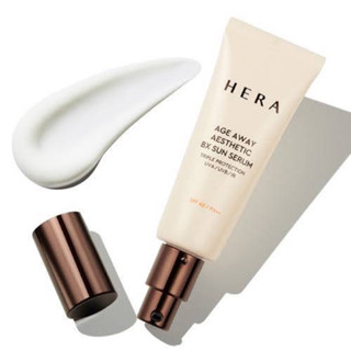 #tester กันแดดเปปไทด์ ชะลอผิวเสื่อม HERA Age Away Aesthetic BX Sun Serum 1ml