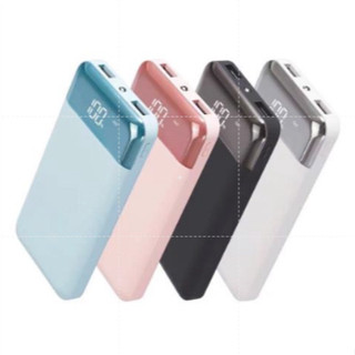 🔥E13 พาวเวอร์แบงค์เนื้อแมท 🔥Power bank 30000mAh พร้อมส่ง4สีค่ะ🌟 รับประกัน30วัน แถมซองกันน้ำกับสายชาร์จ แบบใหม่