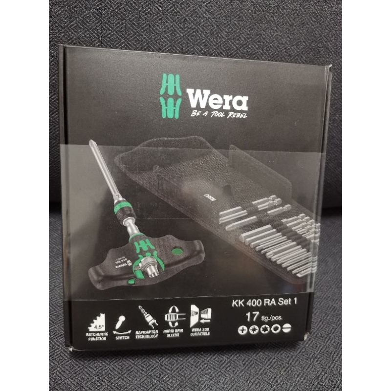 ชุดประแจ WERA Kraftform Kompakt 400 RA Set 1 Code Nr.:05023471001