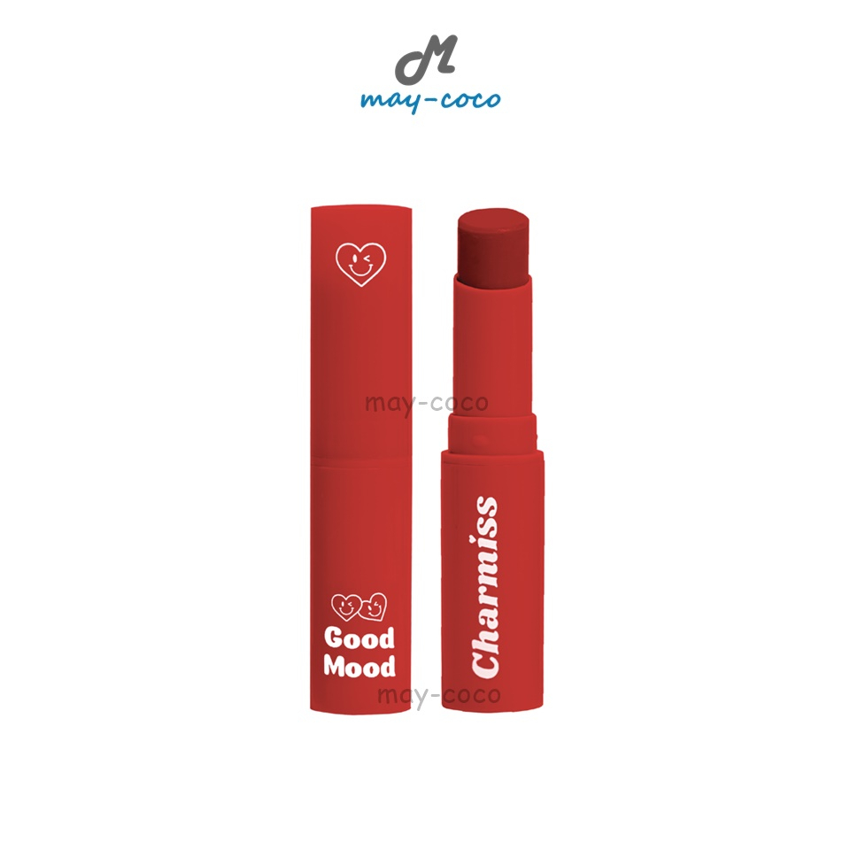 ถูก/แท้/มีไลฟ์ ลิป Charmiss Good Mood Extra Shine Lip Balm บาล์มมีสี บาล์มกระจก ลิปไชน์ บำรุงปาก ปากฉ่ำ