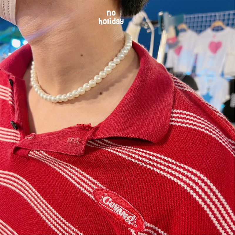 จัดส่งทุกวัน สร้อยมุกy2k ใส่ใด้ทั้งชายและหญิง พร้อมส่ง!