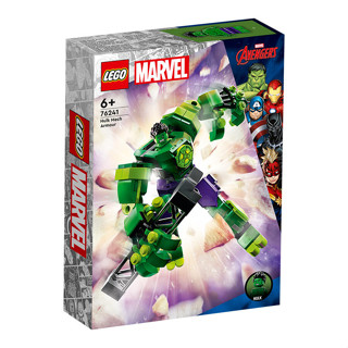 LEGO ตัวต่อเสริมทักษะ เลโก้ มาร์เวล ฮัลค์ เมค อาร์เมอร์ Marvel : Hulk Mech Armor รุ่น 76241