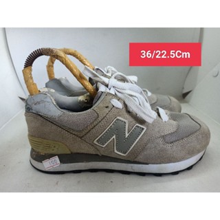 New balance Size 36 ยาว 22.5 รองเท้ามือสอง ผู้หญิง ผู้ชาย ผ้าใบ แฟชั่น ทำงาน ลำลอง เดิน  เที่ยว วิ่ง ออกกำลังกาย