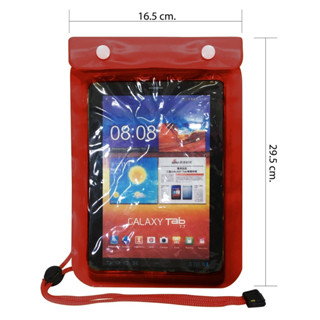 [ ซองสีแบบใหญ่ ] ซองกันน้ำ ใส่โทรศัพท์ แท๊ปเลท ได้ ซิปล็อค