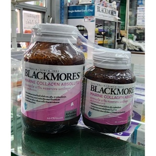 💥แพ็คพิเศษซื้อ1 แถม 1💥ลดพิเศษ1850 เหลือ1800💥Blackmores Marine Collagen Absolute 60+30 Capsules