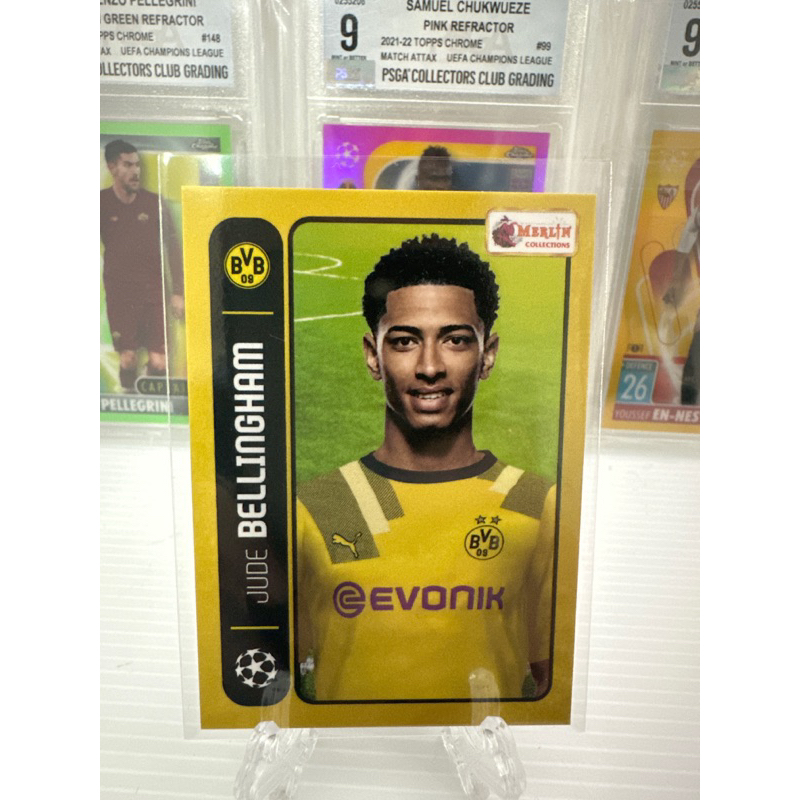 2022-23 Topps Merlin Heritage 98 UEFA Soccer Cards Dortmund