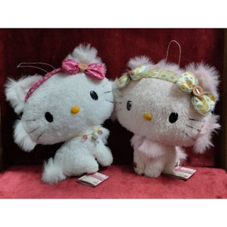 Charmmy Kitty + น้องสาว Honeycute ขนาด 10 นิ้ว ใหม่จากสต็อคเก่าปี 2007 ป้ายห้อย