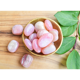 1 Pc Natural Pink Opal Tumble Stone - Small, Healing Crystals, Calming Stones, Stress Relief Crystals