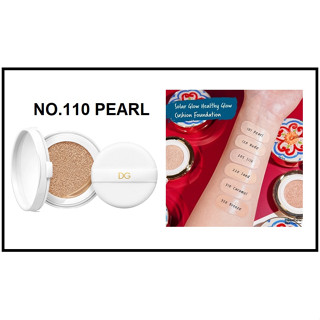 Beauty-Siam แท้ทั้งร้าน !! รีฟิลคุชชั่น 100PEARL - DOLCE&amp;GABANA SOLAR GLOW  HEALTHY GLOW CUSHION SPF50/PA+++