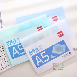 ซองซิปใสPPขนาด DELI 5588 - A4 ,DELI 5589 - A5 #ซองซิปงานประชุม ราคา/1ชิ้น