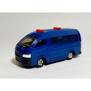 Unbox Tomica โมเดลรถโตโยต้า ไฮเอซ ยี่ห้อโทมิก้าขนาดเล็ก 🔅 Toyota Hiace blue color 1/64 ความยาวรถ 7.0 ซม ไม่มีกล่อง