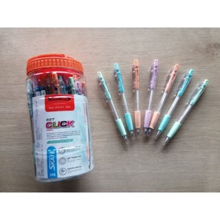 ปากกา​  QuanTum​   527 CLICK  หมึก​สีน้ำเงิน​ 0.7​ มม.​ (1x50​ ด้าม)​