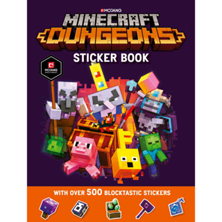 Minecraft Dungeons Sticker Book Paperback English Mojang AB