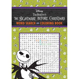 Disney Tim Burtons The Nightmare Before Christmas การค้นหาคำและสมุดระบายสี (สมุดระบายสี &amp; การค้นหาคำ)