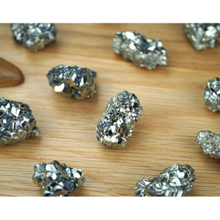 Pyrite Clusters Natural Raw (1 - 1.25”) - - 1 Piece High Quality Cubed Fools Gold Natural Gemstone - Wealth and Focus