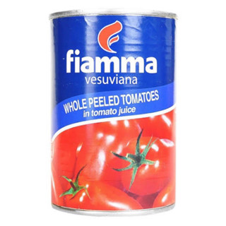 Fiamma italian whole peeled tomatoes 400g. ไฟมมา มะเขือเทศปอกเปลือกนำเข้าจากอิตาลี🇮🇹