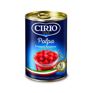 Cirio palpa chopped tomato 400g. นำเข้าจากอิตาลี มะเขือเทศสับในกระป๋อง🇮🇹