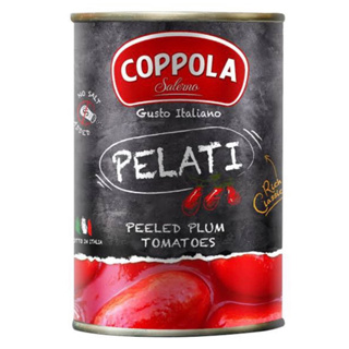 Coppola Pelati 400g. มะเขือเทศปอกเปลือก นำเข้าจากอิตาลี🇮🇹