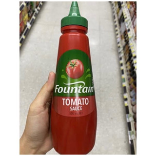 Fountain tomato sauce 500ml. ฟาวเท่นซอสมะเขือเทศ นำเข้าจากออสเตรเลีย ขวดบีบขนาดใหญ่🇦🇺