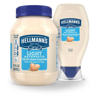 hellmanns light mayonnaise เฮลแมนส์ มายองเนส 4ขนาด นำเข้าจากอังกฤษ🇬🇧