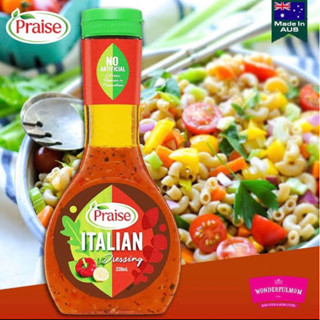 Praise italian dressing 330ml. เพรส เดรสซิ่ง น้ำสลัดอิตาเลียน นำเข้าจากออสเตรเลีย🇦🇺