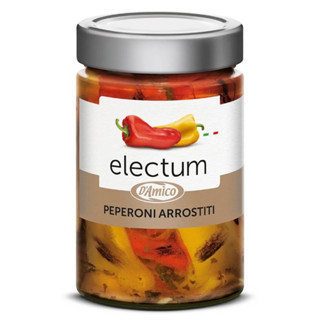 D’Amico electum peperoni arrostiti 285g. อิเล็คตัม เป๊ปเปอโรนี อาร์รอสติติ พริกหวานในน้ำมันทานตะวันปรุงรส จากอิตาลี🇮🇹