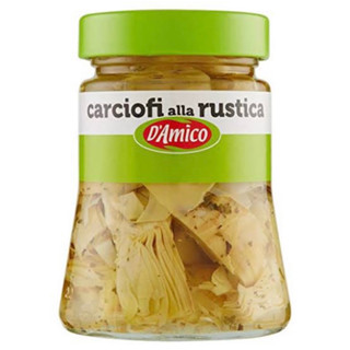 D’Amico carciofi alla rustica 280g. คาร์ซิโอฟิ อัลลา รัสติกา อาร์ติโชคดองในน้ำมันปรุงรส นำเข้าจากอิตาลี🇮🇹