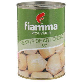 Fiamma Hearts of Artichoke 400g. แกนกลางอาร์ติโชคในน้ำปรุงรส นำเข้าจากอิตาลี🇮🇹