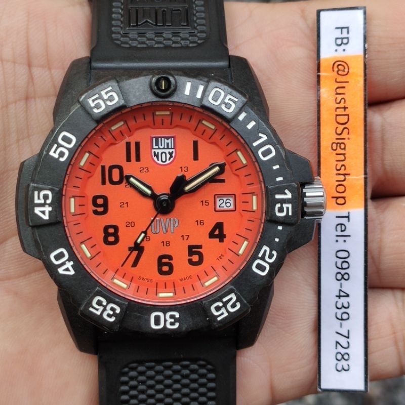 Luminox 3509 UVP สีส้มสดใส มือ2