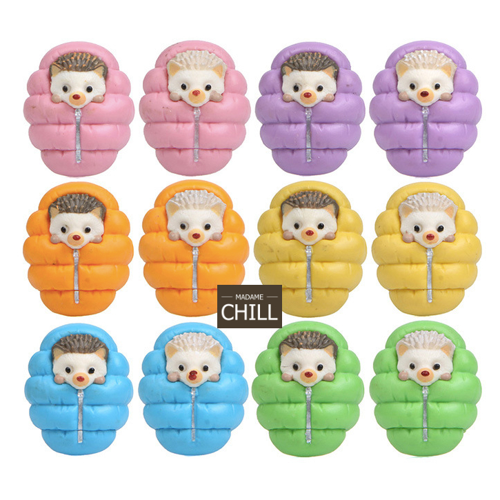 [MC630] ตุ๊กตุ่นจิ๋ว เม่น ในถุงนอน (1 ตัว ราคา 30 บาท)