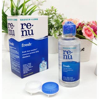 น้ำยาแช่คอนแทคเลนส์ Renu มี3ขนาด 60ml/120ml/355ml